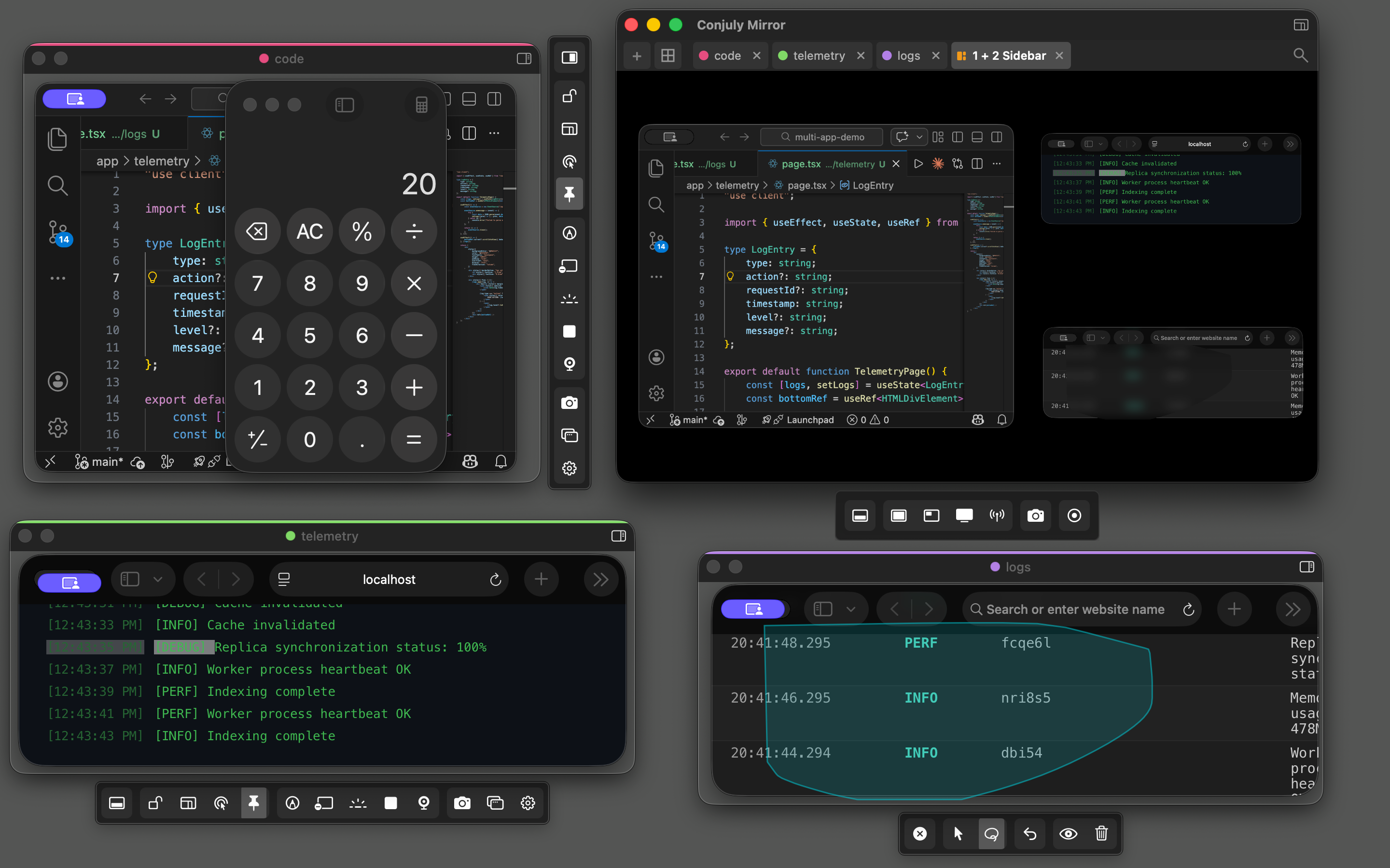 Blur and blocked apps in action